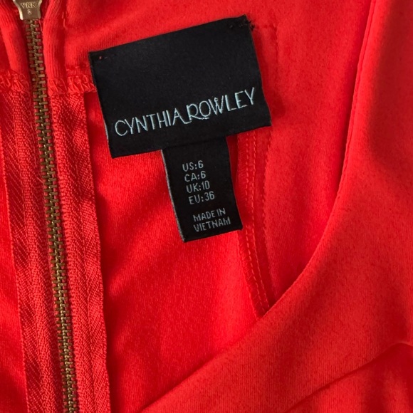 Cynthia Rowley V-Neck A line Mini Dress with pockets Women’s size 6 - Picture 6 of 9